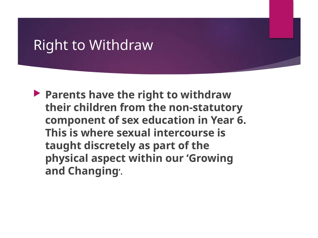 Relationships, Health and Sex Education in - slide 7 of 30