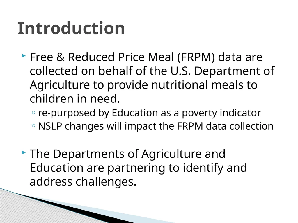 National School Lunch Program Tuesday, July 10, - slide 2 of 57
