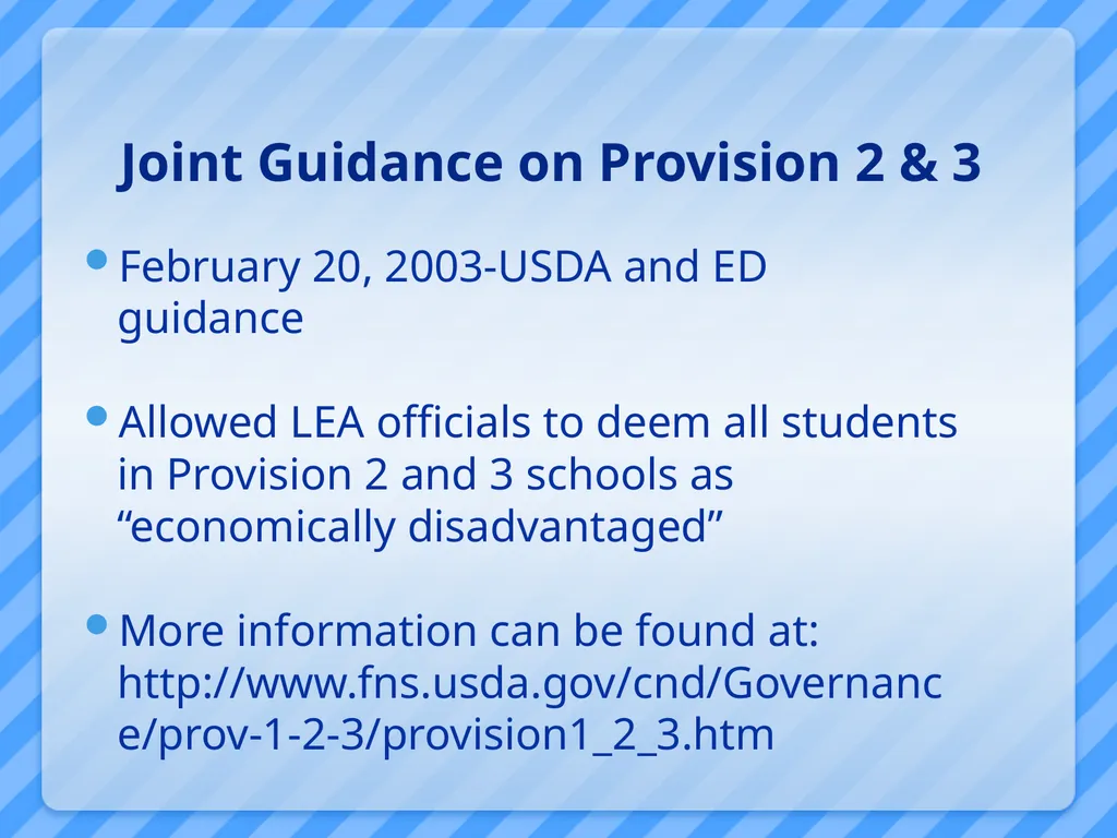 National School Lunch Program Tuesday, July 10, - slide 21 of 57