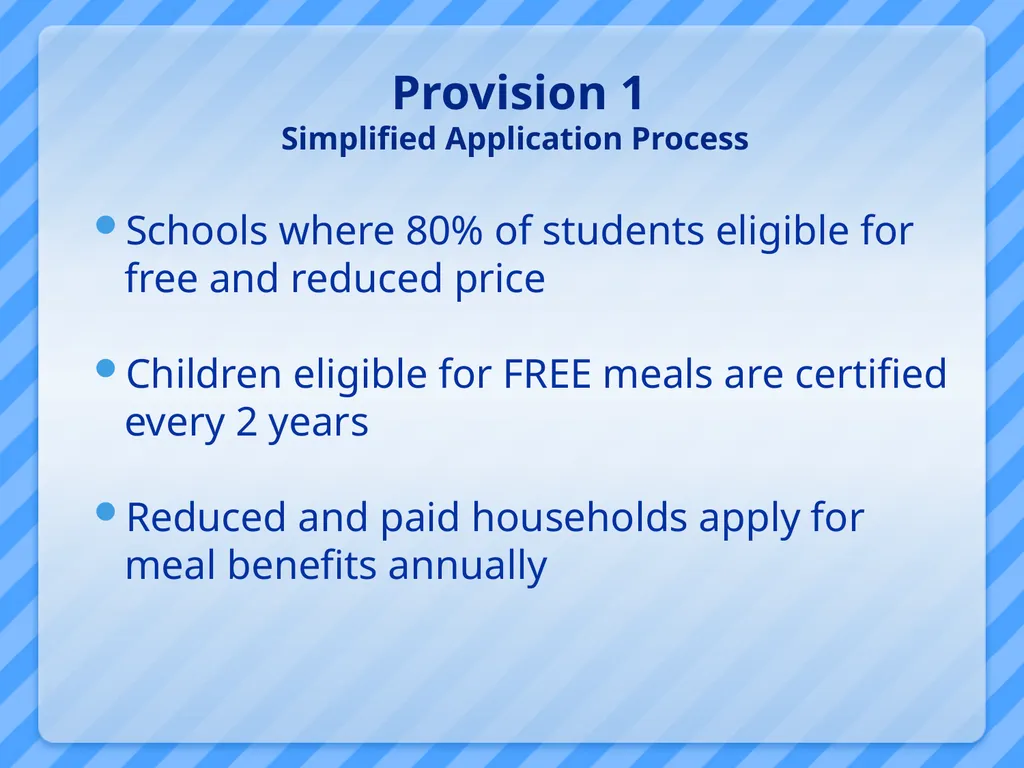 National School Lunch Program Tuesday, July 10, - slide 18 of 57