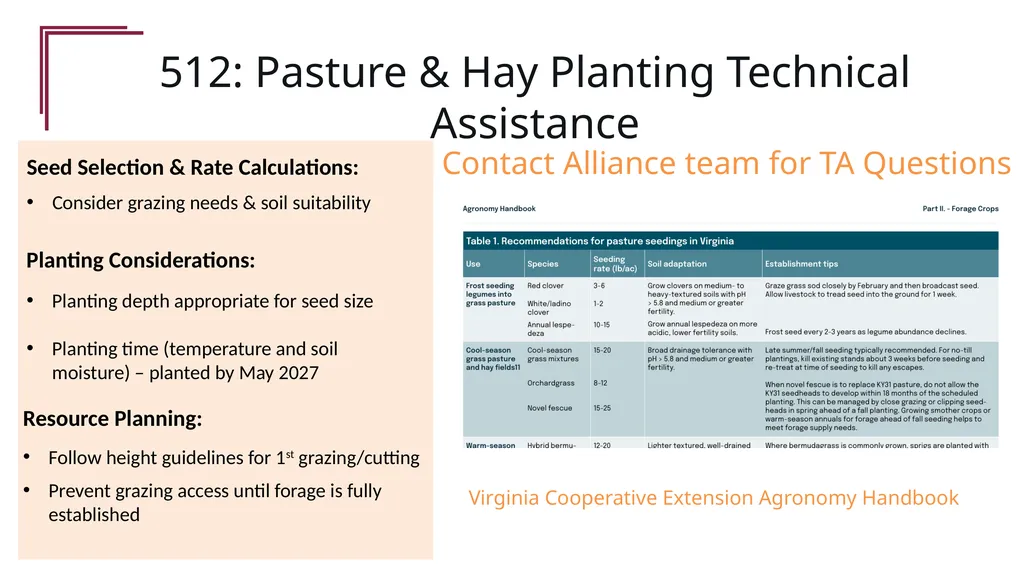 Overview of General Program and Pasture Renovation - slide 7 of 17