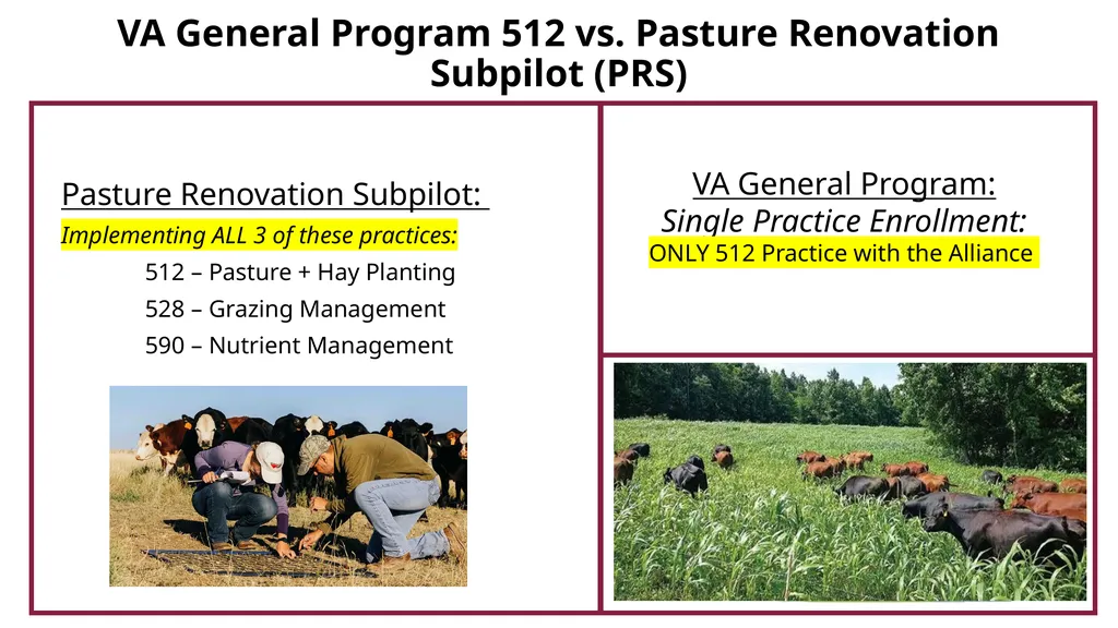 Overview of General Program and Pasture Renovation - slide 2 of 17