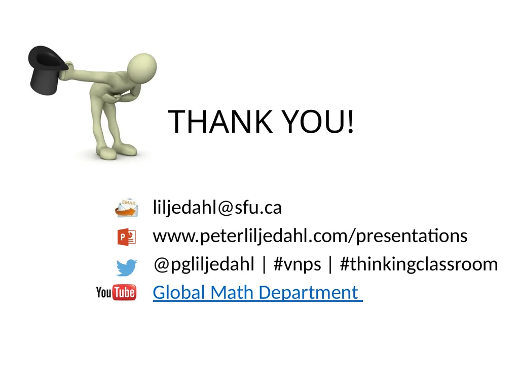 building thinking classrooms Peter Liljedahl - slide 36 of 40