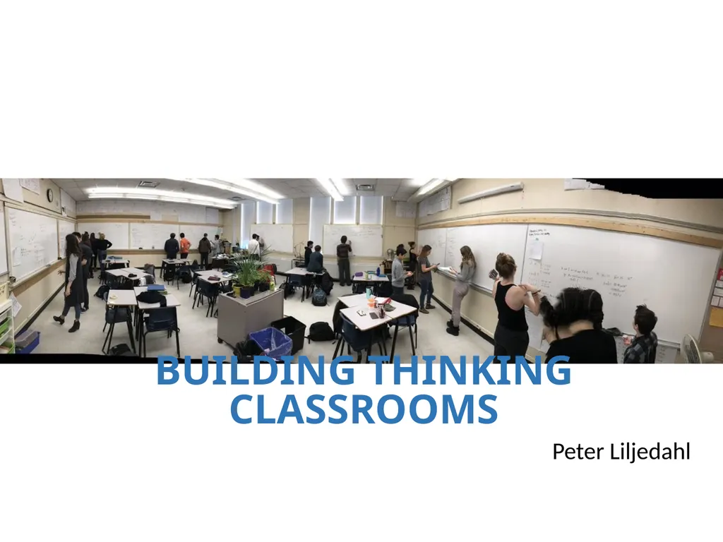 building thinking classrooms Peter Liljedahl - slide 1 of 40
