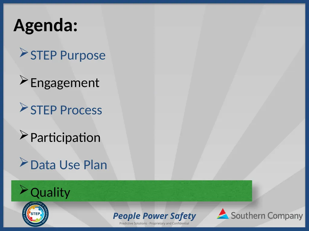 People Power Safety STEP Refresher Training - slide 59 of 65
