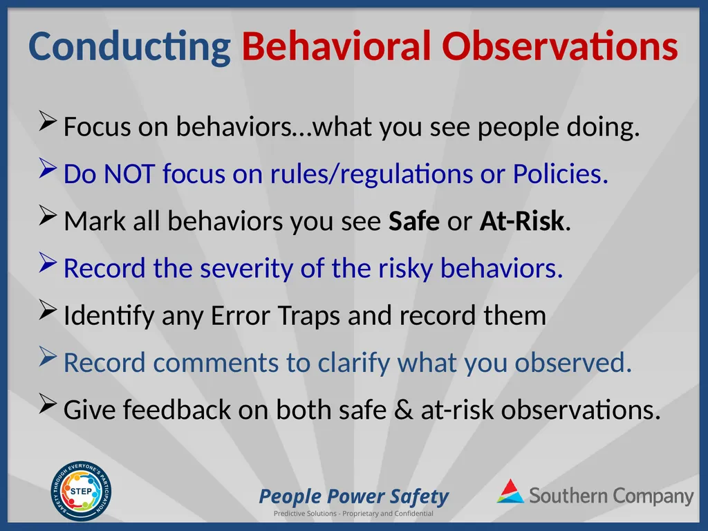 People Power Safety STEP Refresher Training - slide 44 of 65
