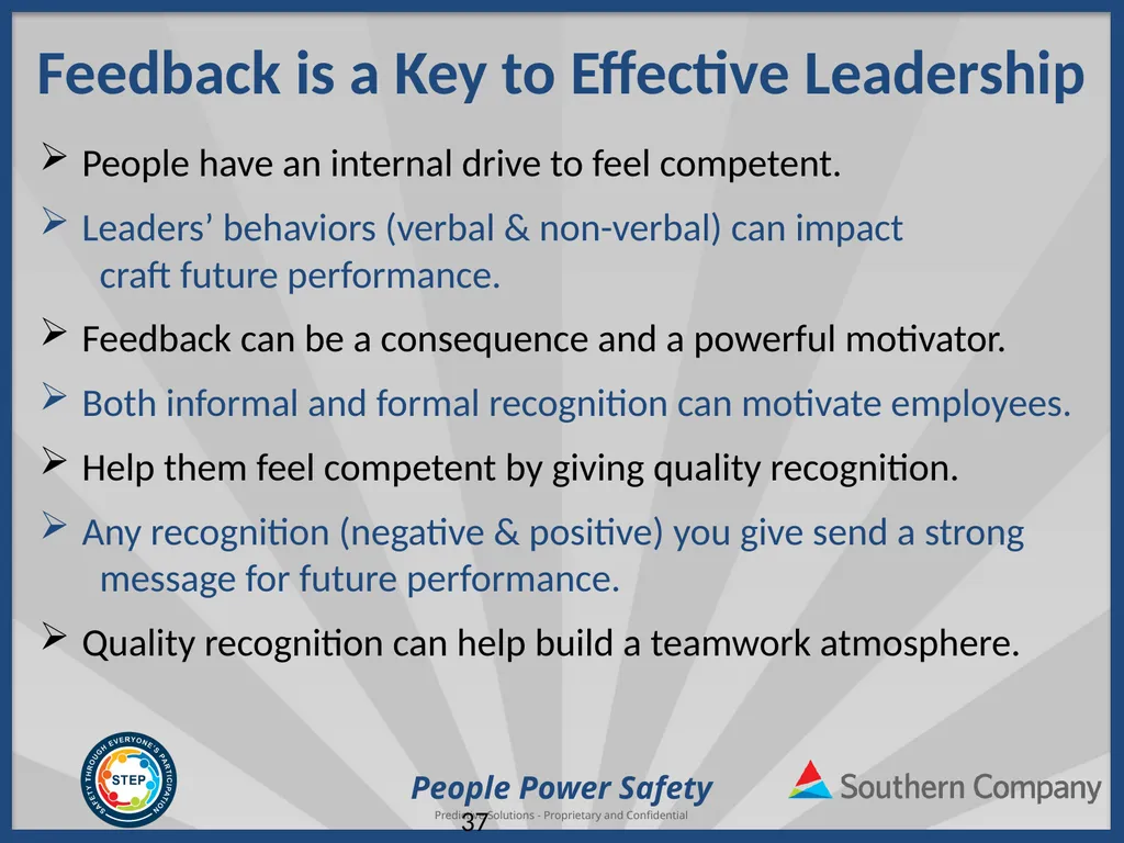 People Power Safety STEP Refresher Training - slide 37 of 65