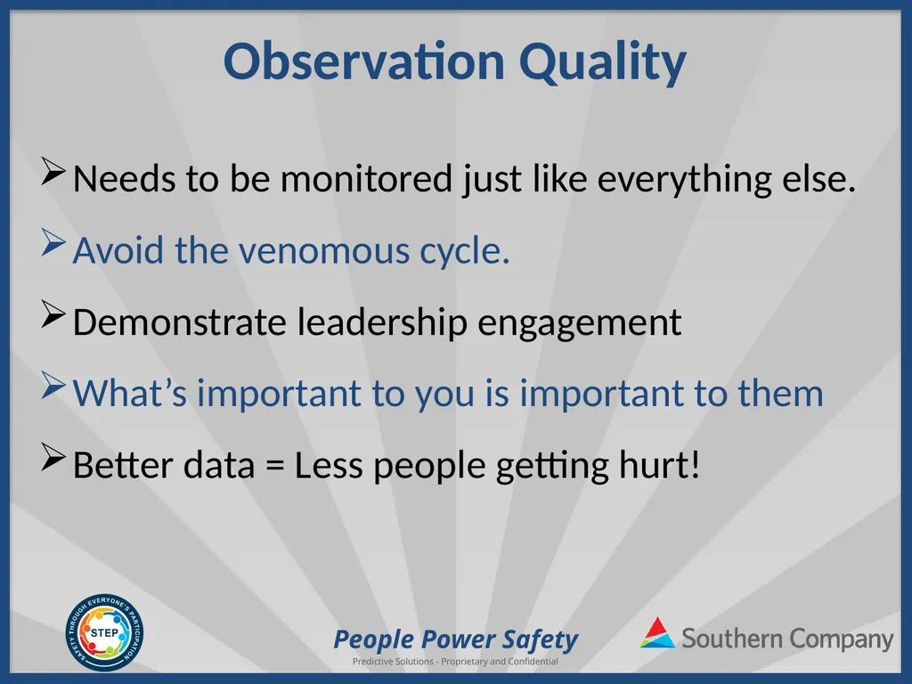 People Power Safety STEP Refresher Training - slide 62 of 65
