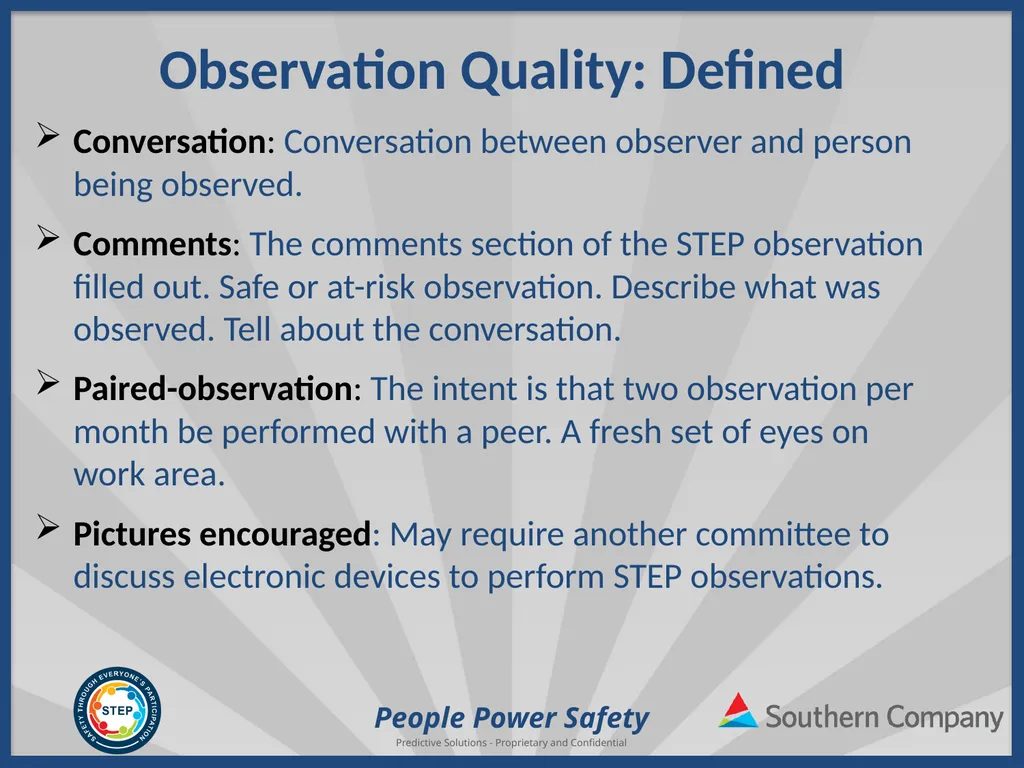 People Power Safety STEP Refresher Training - slide 60 of 65