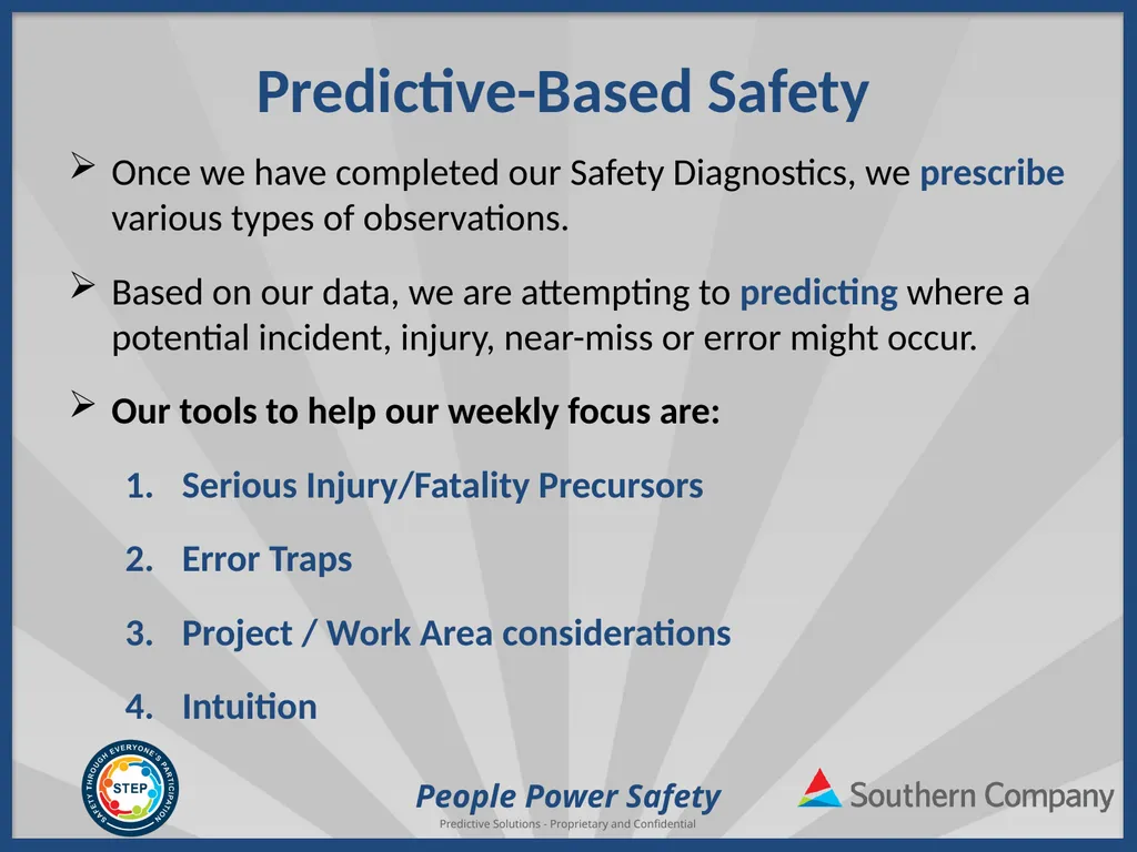 People Power Safety STEP Refresher Training - slide 53 of 65