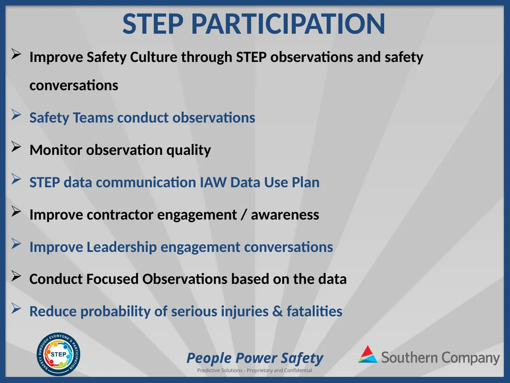 People Power Safety STEP Refresher Training - slide 48 of 65