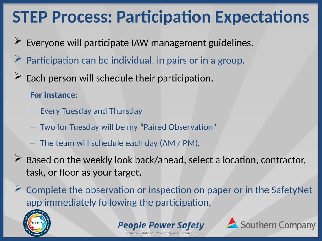 People Power Safety STEP Refresher Training - slide 49 of 65
