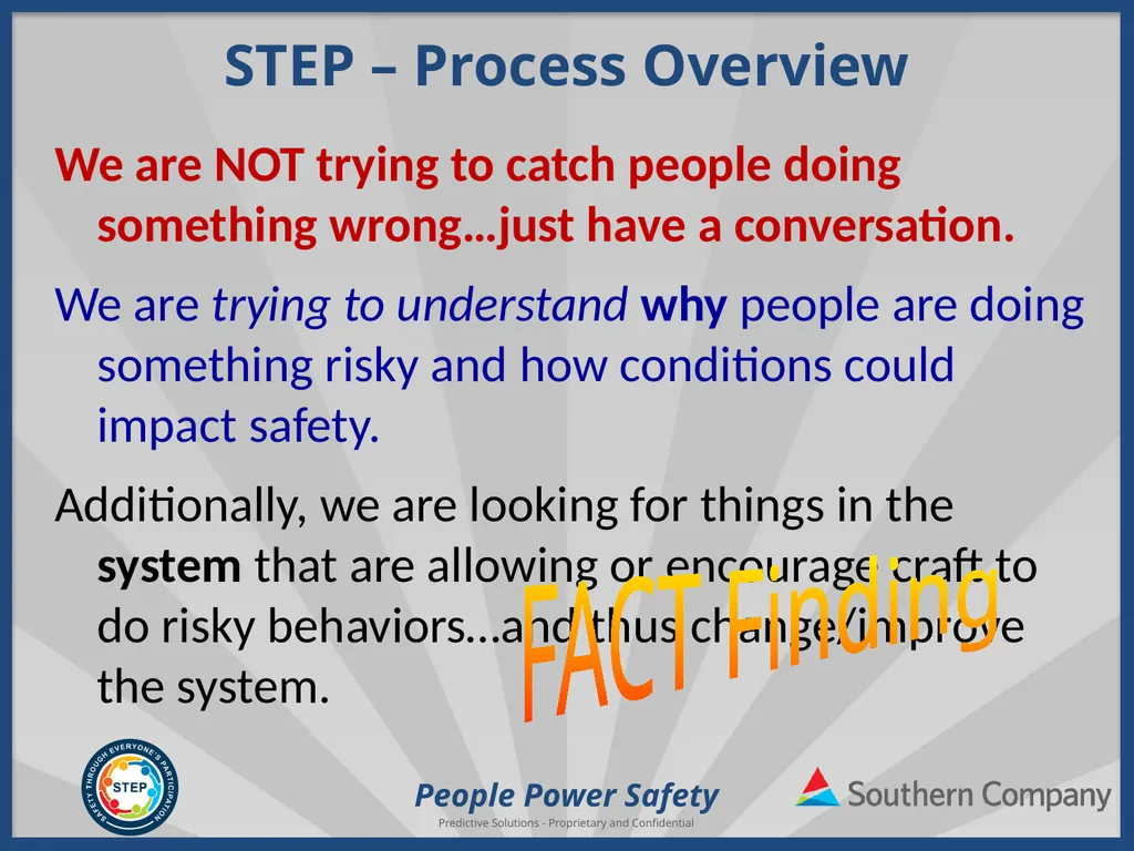 People Power Safety STEP Refresher Training - slide 33 of 65