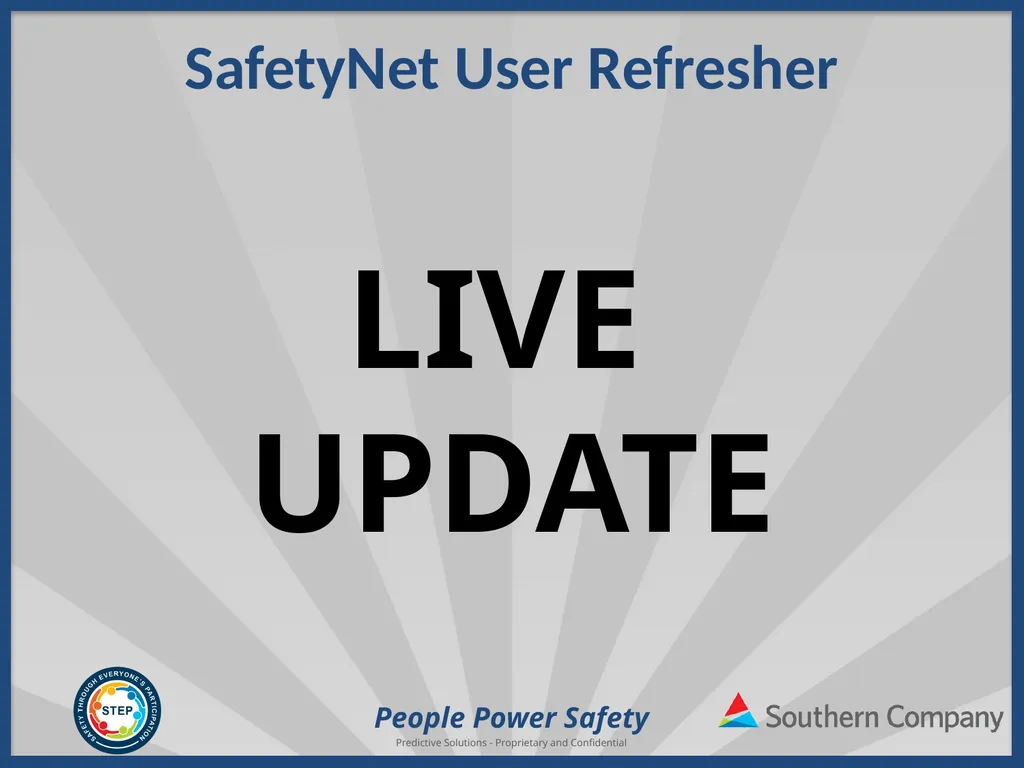 People Power Safety STEP Refresher Training - slide 64 of 65