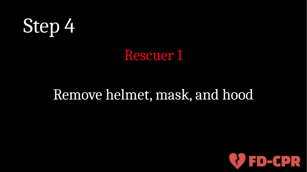 Firefighter Down: CPR 10 Step Process Objectives - slide 7 of 13