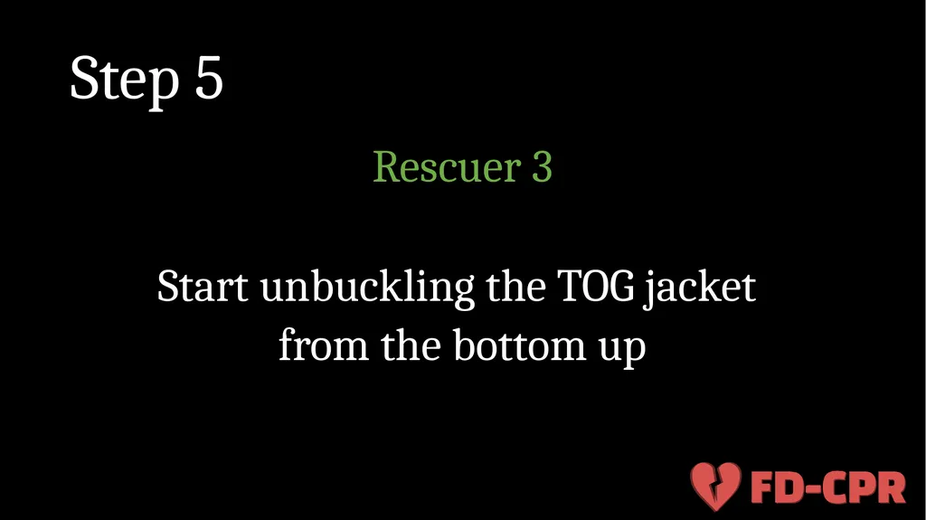 Firefighter Down: CPR 10 Step Process Objectives - slide 8 of 13