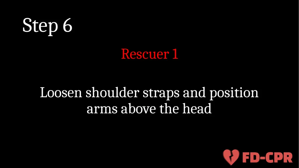 Firefighter Down: CPR 10 Step Process Objectives - slide 9 of 13