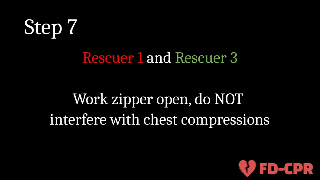 Firefighter Down: CPR 10 Step Process Objectives - slide 10 of 13