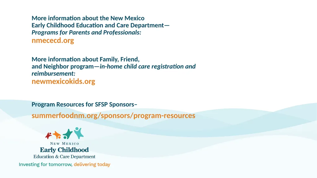 Early Childhood Education and Care Department - slide 15 of 15