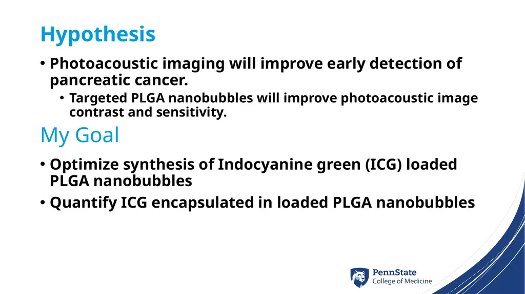 Targeted ICG-Nanobubbles for Detection of - slide 4 of 13