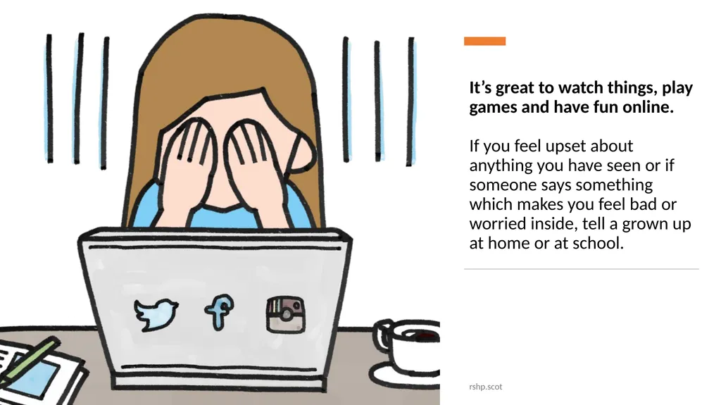 Safe and happy online I can discuss my online - slide 17 of 17