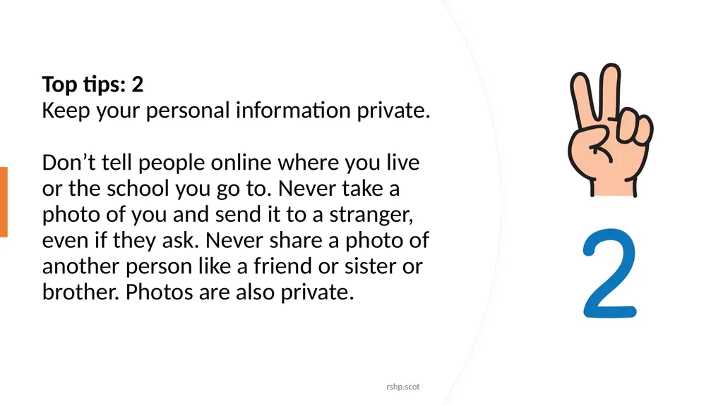 Safe and happy online I can discuss my online - slide 12 of 17