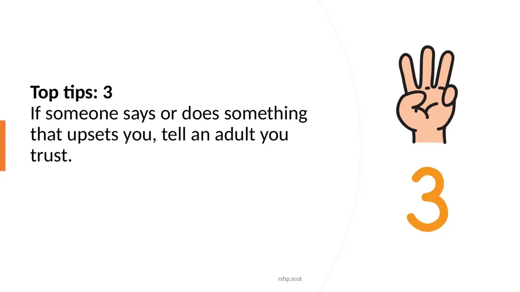 Safe and happy online I can discuss my online - slide 13 of 17
