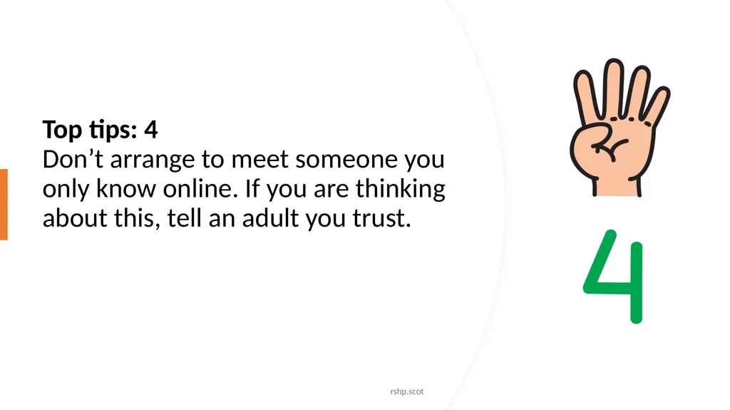 Safe and happy online I can discuss my online - slide 14 of 17