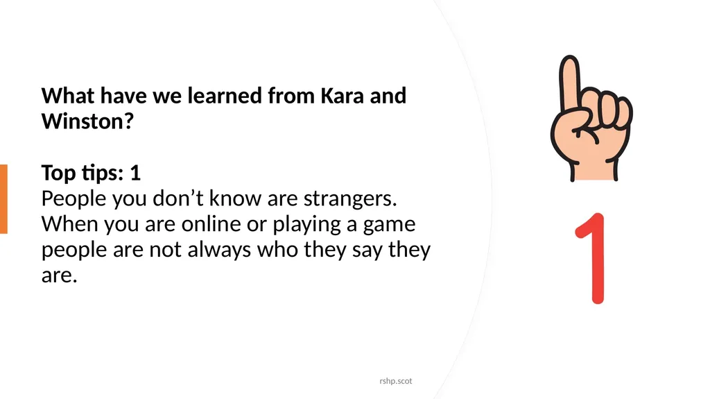 Safe and happy online I can discuss my online - slide 11 of 17