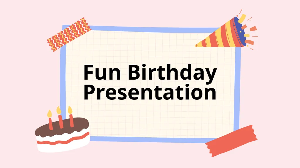 Fun Birthday Presentation How to Use This - slide 1 of 23