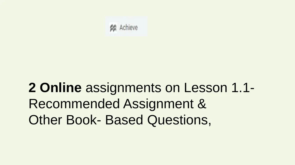 After this lesson you should be able to: Identify - slide 46 of 55