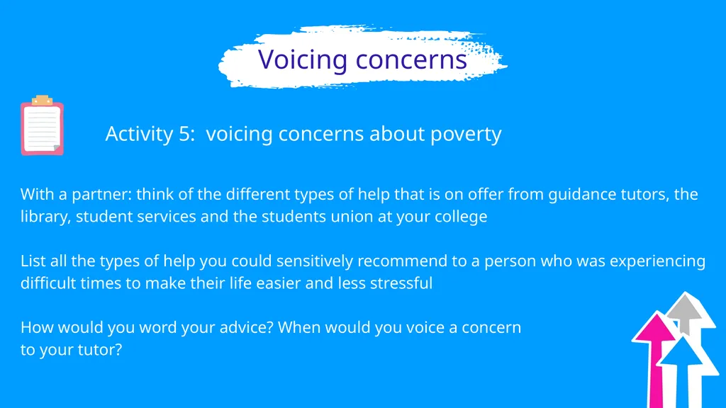 Challenge Poverty Week Lesson Plan for Colleges 7 - slide 18 of 20