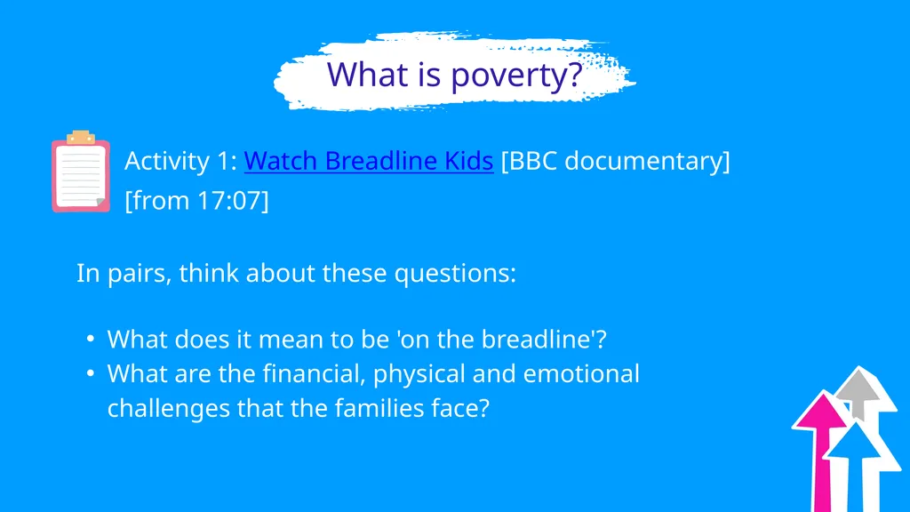 Challenge Poverty Week Lesson Plan for Colleges 7 - slide 3 of 20