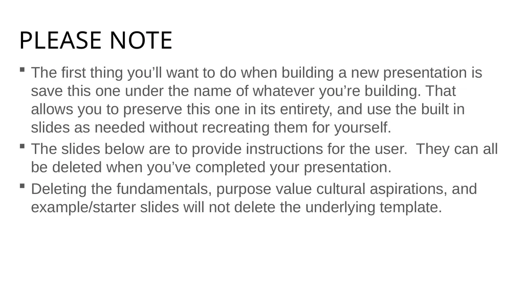 Please note The first thing you’ll want to do when - slide 1 of 19