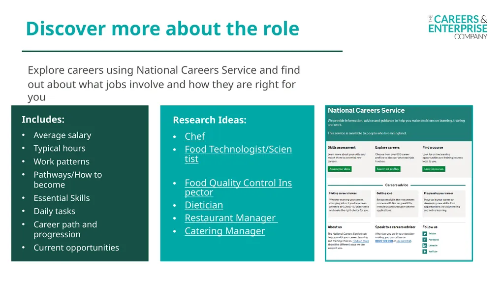 Food and Nutrition My Learning, My Future Where - slide 9 of 17