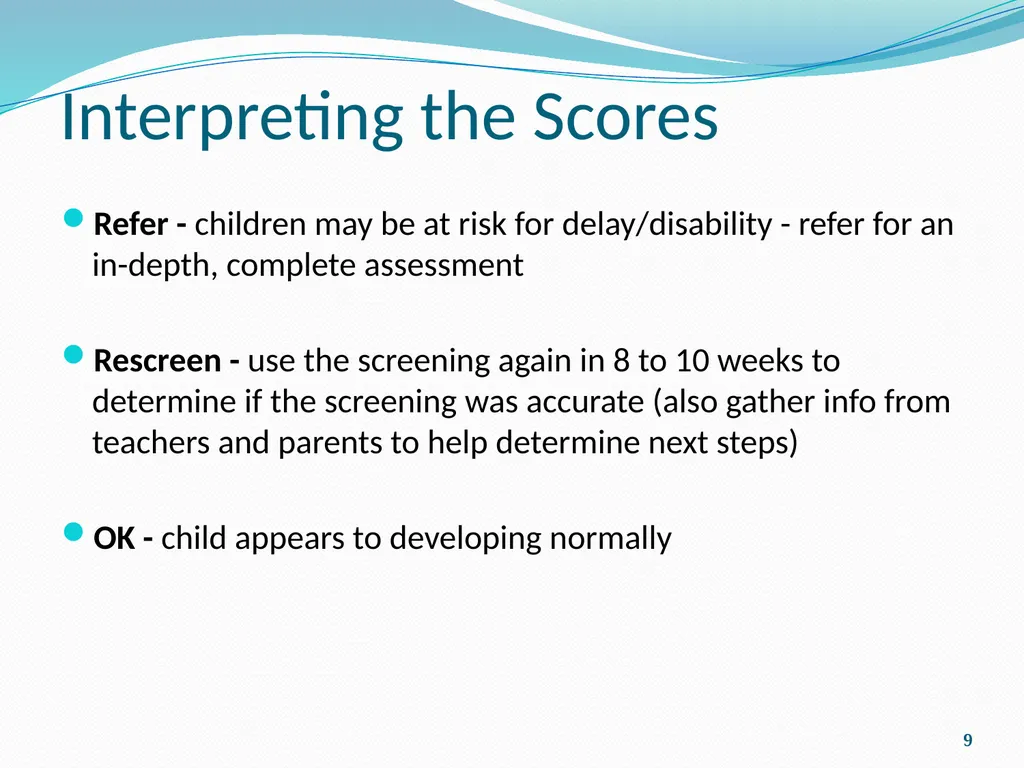 ESI-P Early Screening Inventory-Preschool - slide 9 of 20
