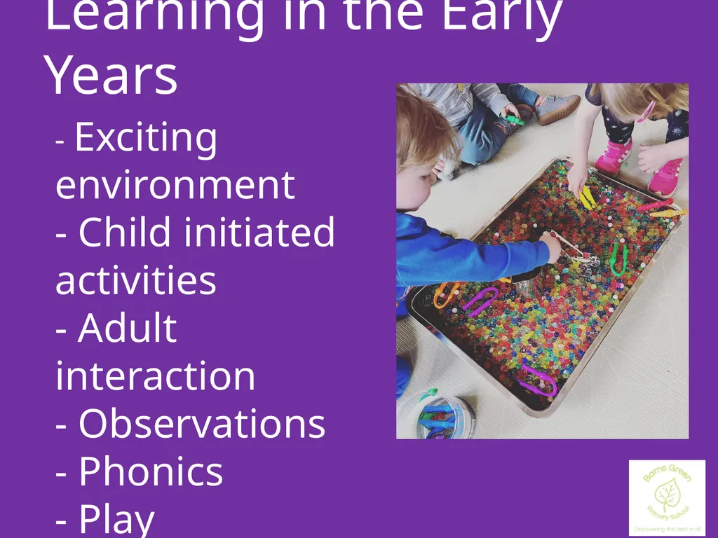 Reception for Parents Key Staff and their training - slide 3 of 10