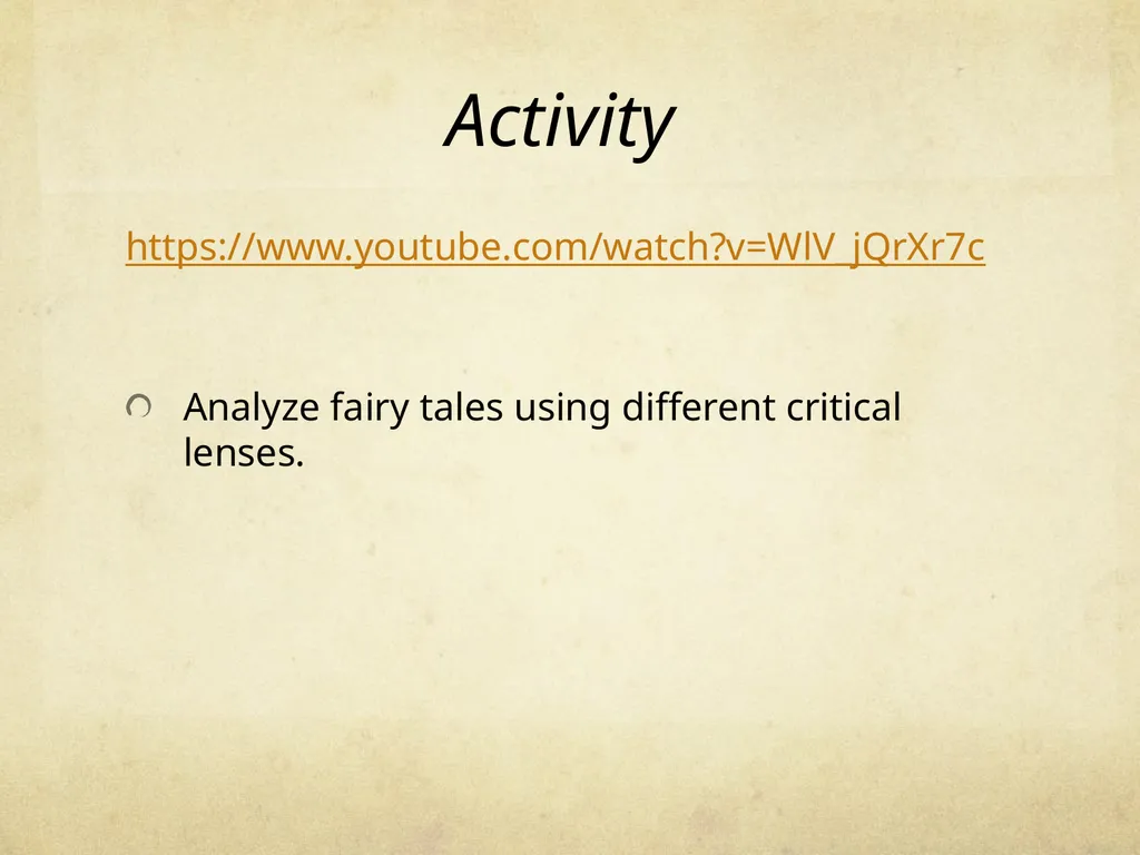Literary Lenses: Interpreting Texts by Using - slide 36 of 37