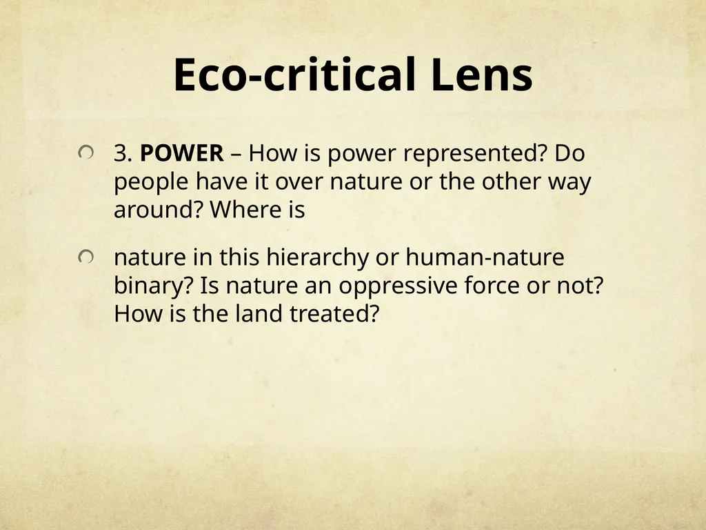 Literary Lenses: Interpreting Texts by Using - slide 28 of 37