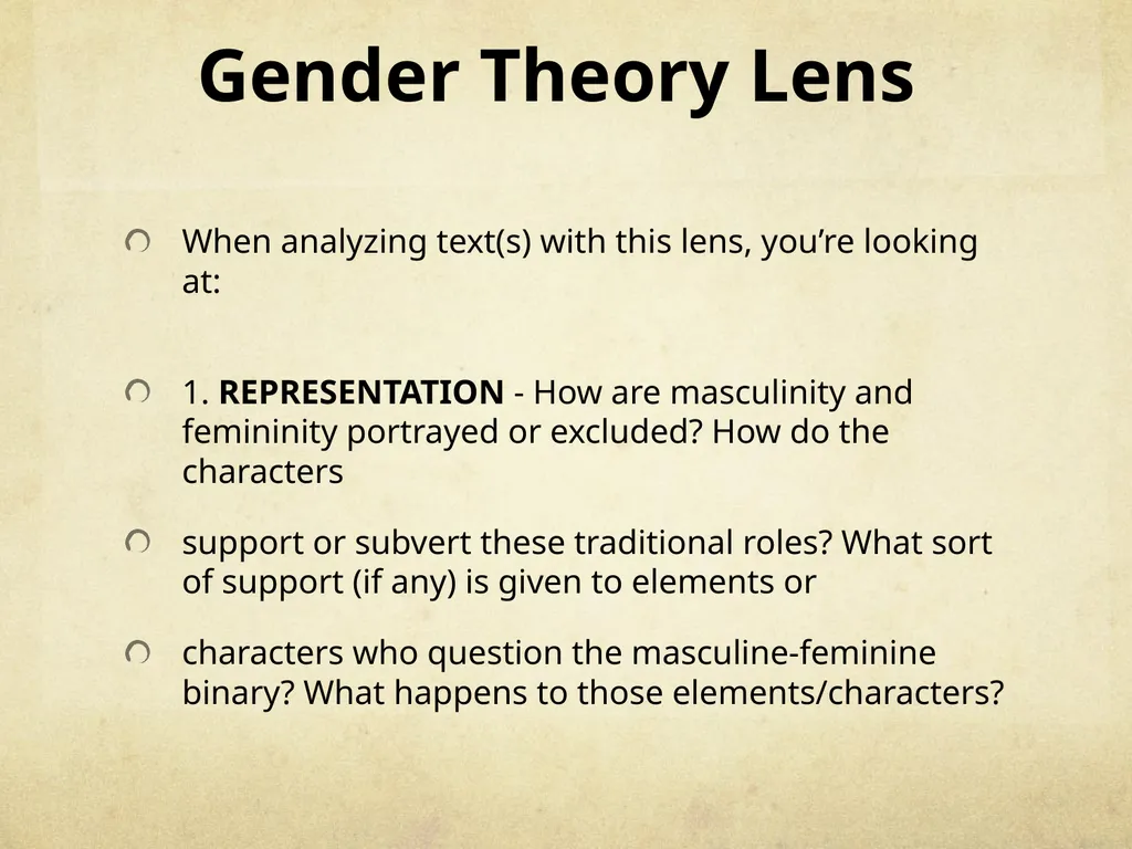 Literary Lenses: Interpreting Texts by Using - slide 19 of 37