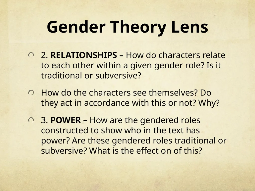 Literary Lenses: Interpreting Texts by Using - slide 20 of 37