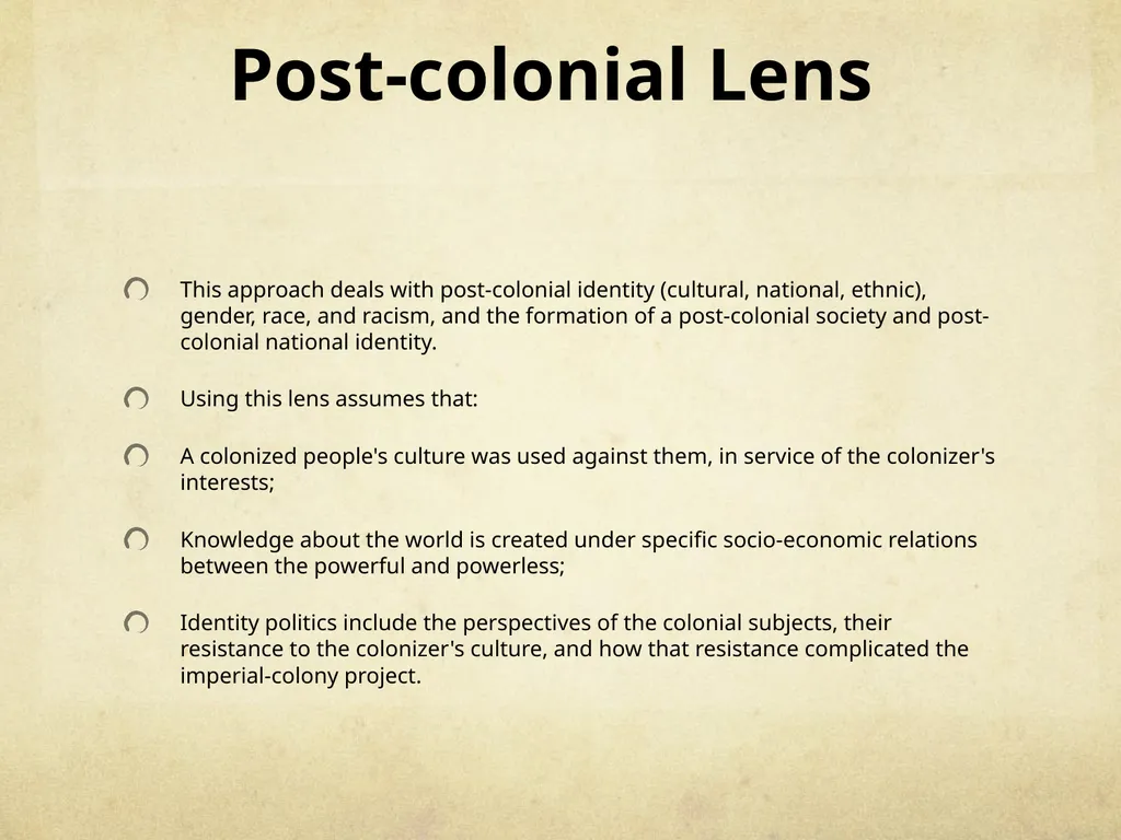 Literary Lenses: Interpreting Texts by Using - slide 30 of 37