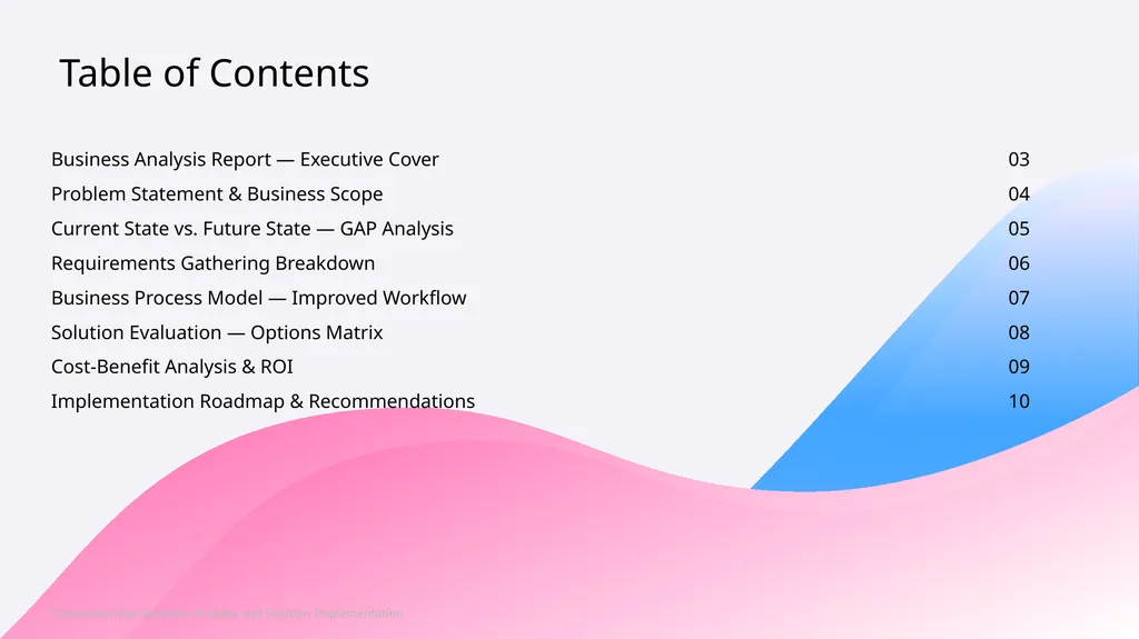 Assessing Operational Gaps, Defining Requirements, - slide 2 of 10