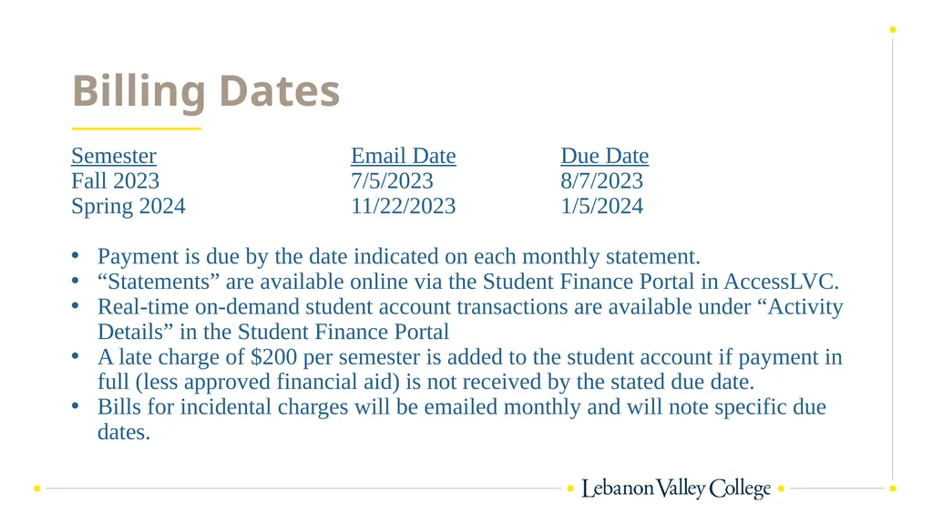 Financial Aid & Billing Kendra Feigert, Director - slide 11 of 19