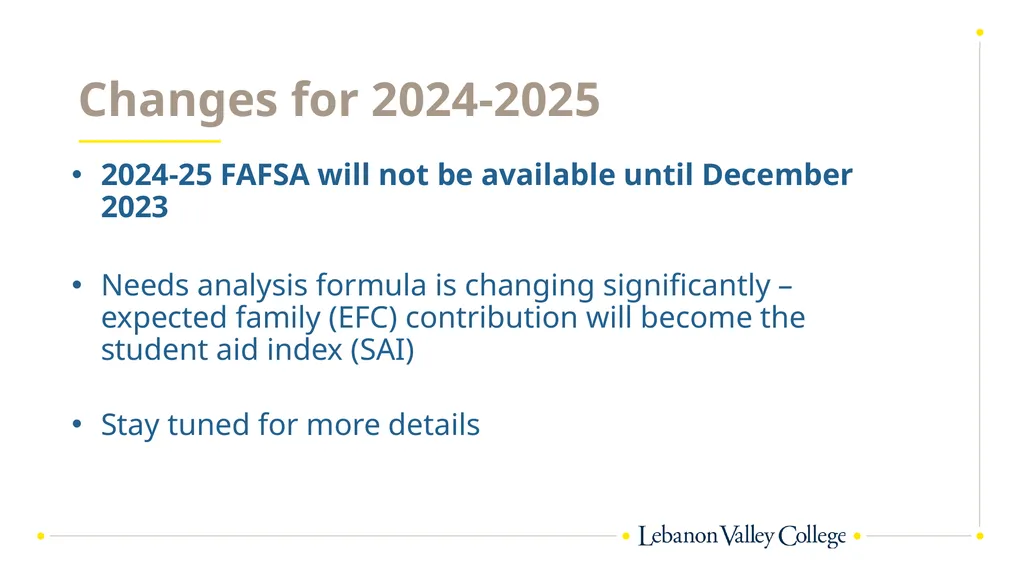 Financial Aid & Billing Kendra Feigert, Director - slide 10 of 19