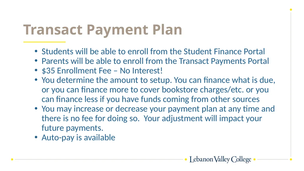 Financial Aid & Billing Kendra Feigert, Director - slide 17 of 19