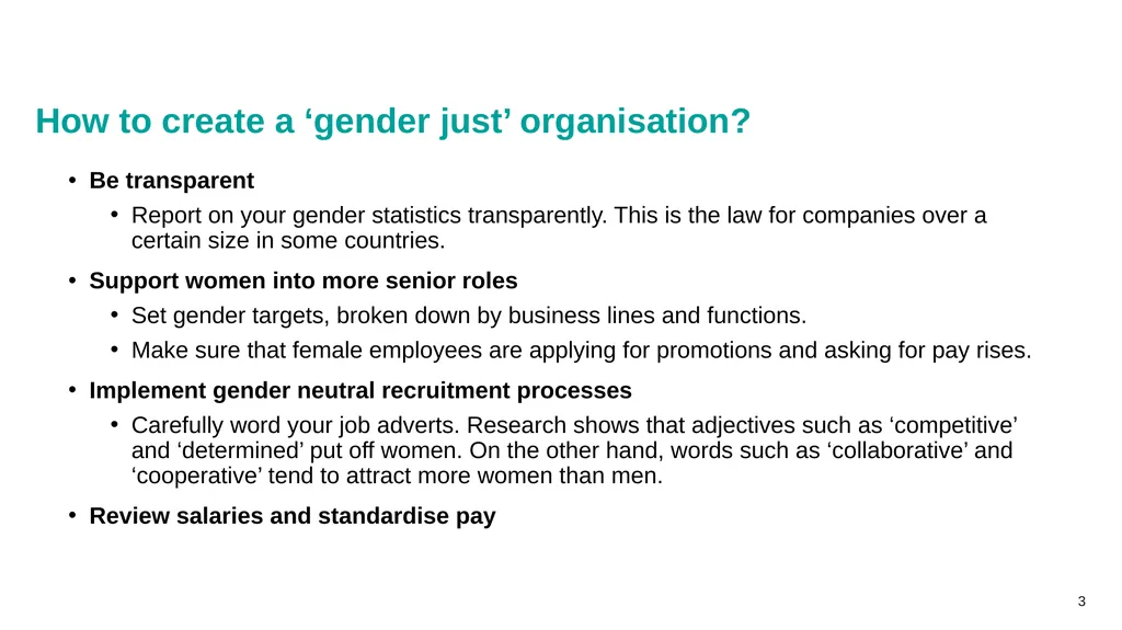 Gender auditing: creating a gender-sensitive - slide 3 of 12