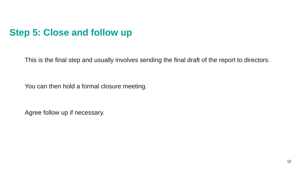 Gender auditing: creating a gender-sensitive - slide 12 of 12
