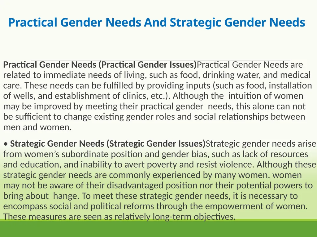 INTRODUCTION to GENDER STUDIES GENDER, GENDER - slide 19 of 21