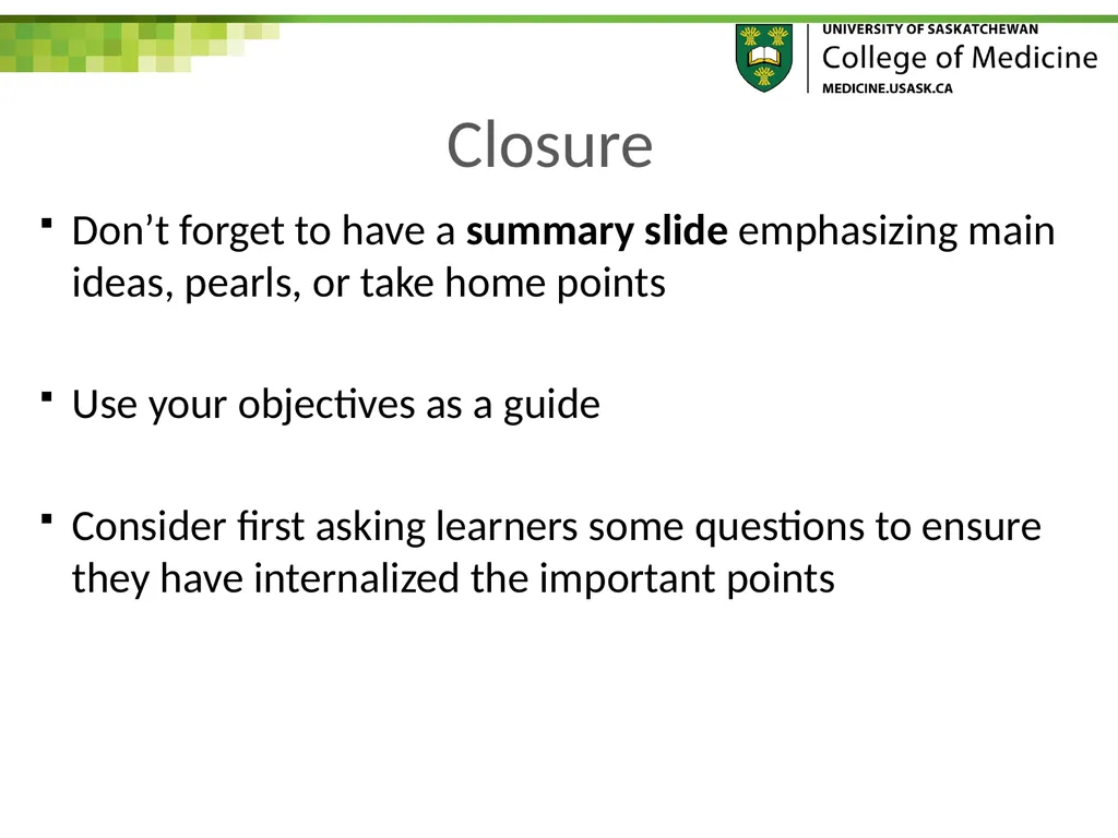 Lecture Title & Course # Presenter name; - slide 22 of 24